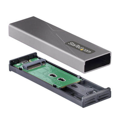 StarTech.com 0.86in M.2 SATA Hard Drive Enclosure, USB C