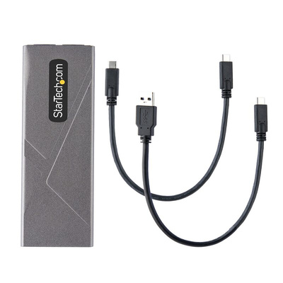 StarTech.com 0.86in M.2 SATA Hard Drive Enclosure, USB C