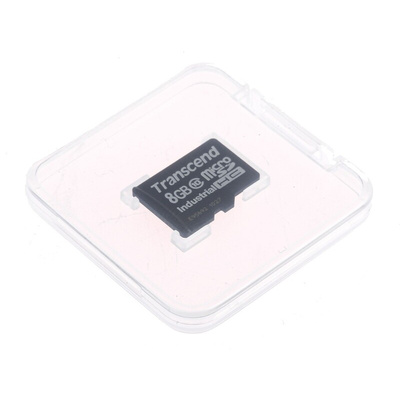 Transcend 8 GB Industrial MicroSD Micro SD Card, Class 10