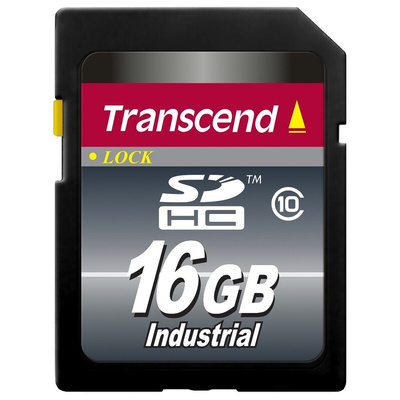 Transcend 16 GB Industrial SDHC SD Card, Class 10