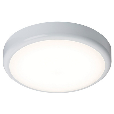 Knightsbridge Round LED Bulkhead Light, 20 W, 230 V, , Lamp Supplied, IP44