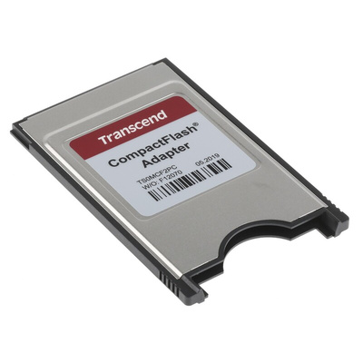 Transcend PCMCIA Internal Card Reader for Compact Flash Type I, Compact Flash Type II Memory Cards