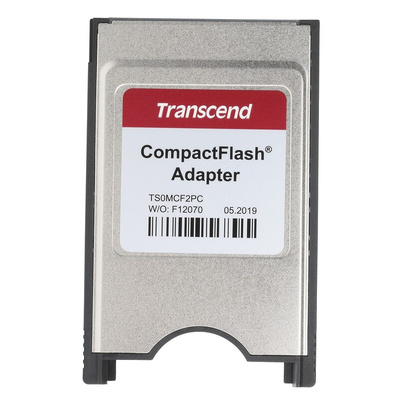 Transcend PCMCIA Internal Card Reader for Compact Flash Type I, Compact Flash Type II Memory Cards
