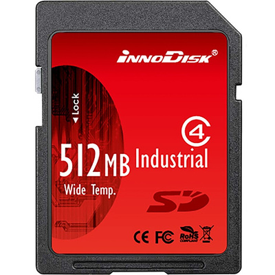 InnoDisk 512 MB Industrial SD SD Card, Class 6