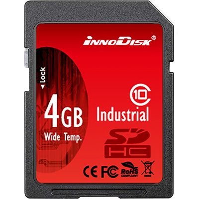 InnoDisk 4 GB Industrial SD SD Card, Class 10