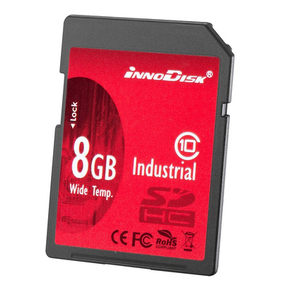 InnoDisk 8 GB Industrial SDHC SD Card, Class 10