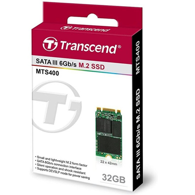 Transcend MTS400 M.2 32 GB Internal SSD Hard Drive