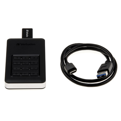 Verbatim Store 'n' Go Secure Portable 256 GB External SSD Drive