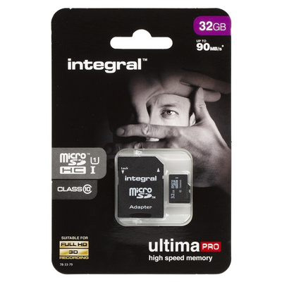 Integral Memory 32 GB MicroSDHC Micro SD Card, Class 10