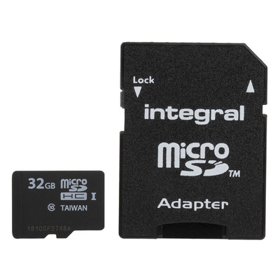Integral Memory 32 GB MicroSDHC Micro SD Card, Class 10