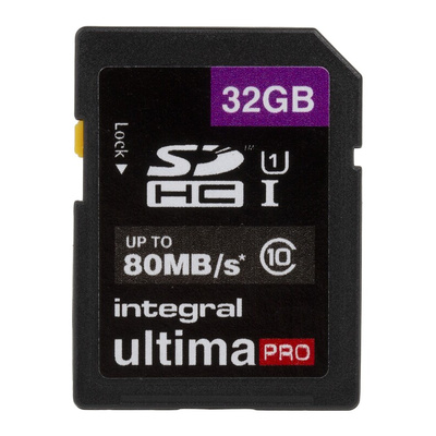 Integral Memory 32 GB SDHC SD Card, Class 10, UHS-1 U1