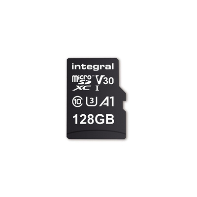 Integral Memory 128 GB MicroSDXC Micro SD Card, Class 10, UHS-1 U3