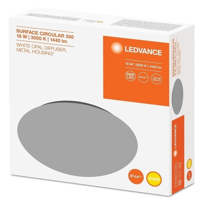 LEDVANCE Dome LED Bulkhead Light, 18 W, 220 → 240 V, IP44