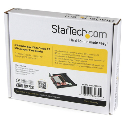 StarTech.com 1 port IDE Internal Card Reader for Compact Flash Memory Cards
