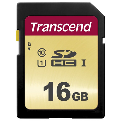 Transcend 16 GB SDHC SD Card, Class 10
