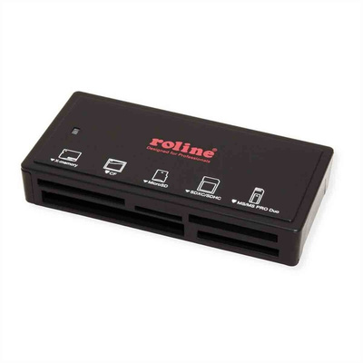 Roline 5 port USB 3.0 External Multi Card Reader for Compact Flash & SD Memory Cards