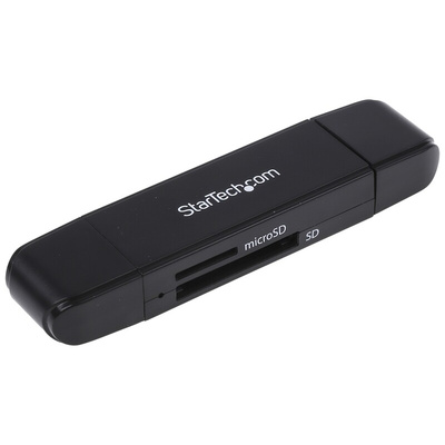 StarTech.com 2 port USB 3.1 External Card Reader Writer for MicroSD, SD Memory Cards