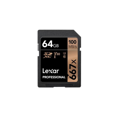 Lexar 64 GB Industrial SD SD Card, Class 10, UHS-1