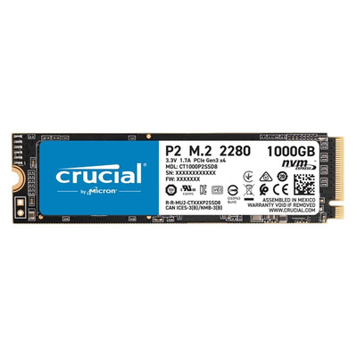 Crucial CT P2 M.2 2280 SSD M.2 (2280) 1 TB Internal SSD Hard Drive