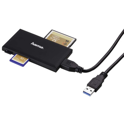 Hama 4 port USB 3.0 External Multi Card Reader for Compact Flash & SD Memory Cards