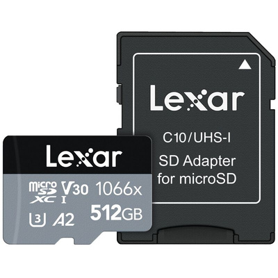 Lexar 512 GB MicroSDXC Micro SD Card, Class 10