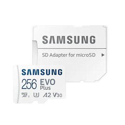 Samsung 256 GB MicroSDXC Micro SD Card, A1, U1, V10