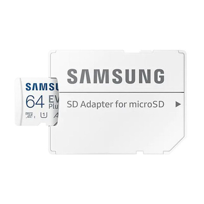 Samsung 64 GB MicroSDXC Micro SD Card, A1, U1, V10