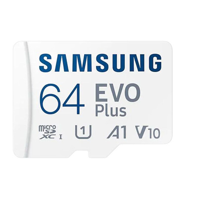 Samsung 64 GB MicroSDXC Micro SD Card, A1, U1, V10