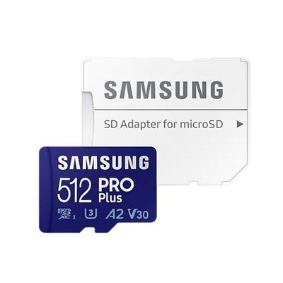 Samsung 512 GB MicroSDXC Micro SD Card, A2, U3, V30