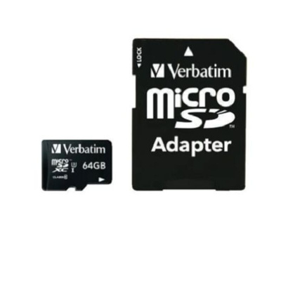 Verbatim 64 GB MicroSDXC Micro SD Card, V30