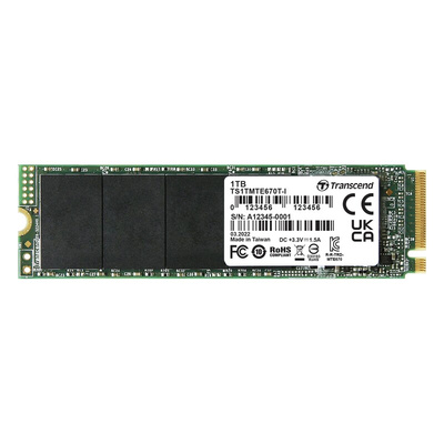 Transcend MTE670T-I M.2 2280 1 TB Internal SSD Hard Drive