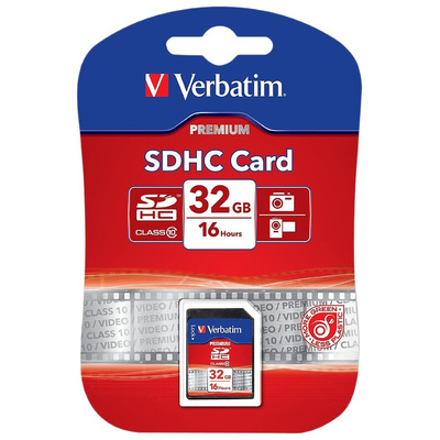 Verbatim 32 GB SDHC SD Card, Class 10