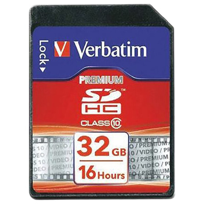 Verbatim 32 GB SDHC SD Card, Class 10