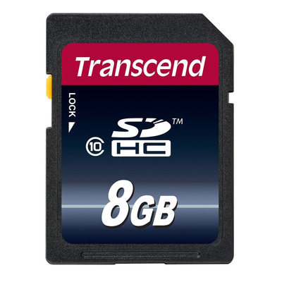 Transcend 8 GB SDHC SD Card, Class 10