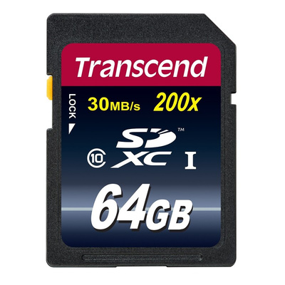 Transcend 64 GB SDXC SD Card, Class 10