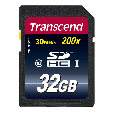 Transcend 32 GB SDHC SD Card, Class 10