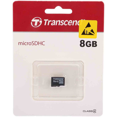 Transcend 8 GB MicroSDHC Micro SD Card, Class 4