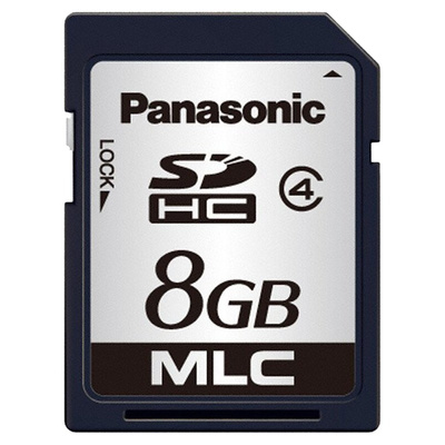 Panasonic 8 GB SDHC SD Card, Class 4
