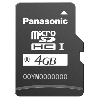 Panasonic 4 GB Industrial MicroSDHC Micro SD Card, Class 2