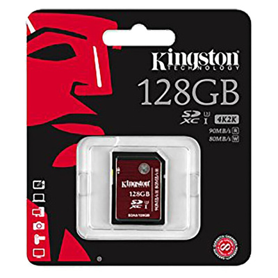 Kingston 128 GB SDXC SD Card, Class 10