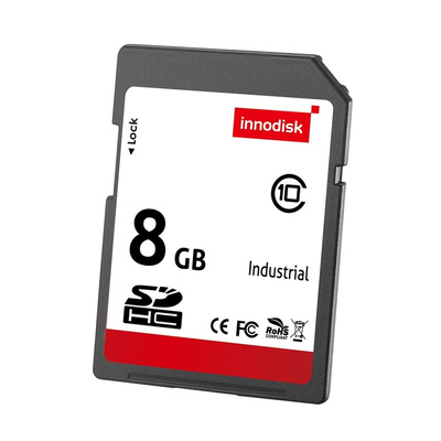 InnoDisk 8 GB Industrial SDHC SD Card, Class 10