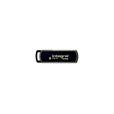 Integral Memory USB 3.0 Flash Drive 16 GB USB 3.0 Software Encrypted Flash Drive
