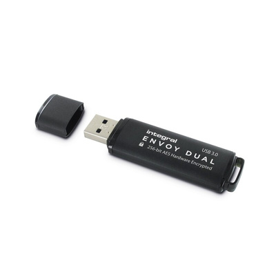 Integral Memory Crypto Envoy Dual 128 GB USB 3.0 USB Flash Drive