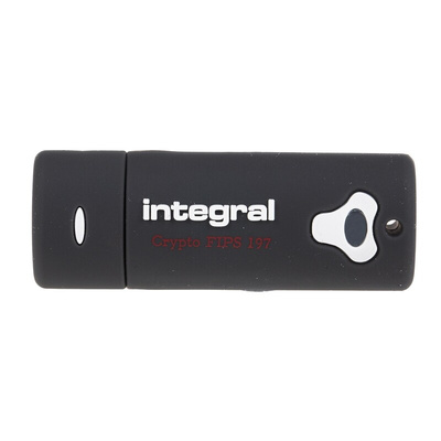 Integral Memory Crypto 64 GB USB 3.0 Hardware Encrypted Flash Drive