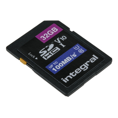 Integral Memory 32 GB SDHC SD Card, Class 10, UHS-1 U1