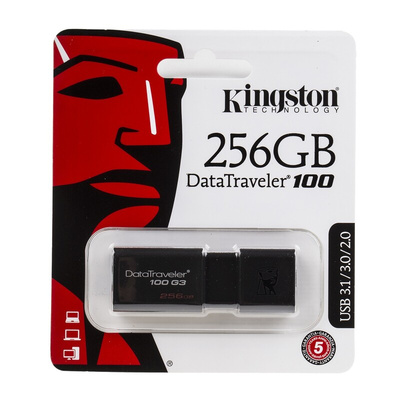 Kingston DataTraveler 100 G3 256 GB USB 3.0 USB Flash Drive