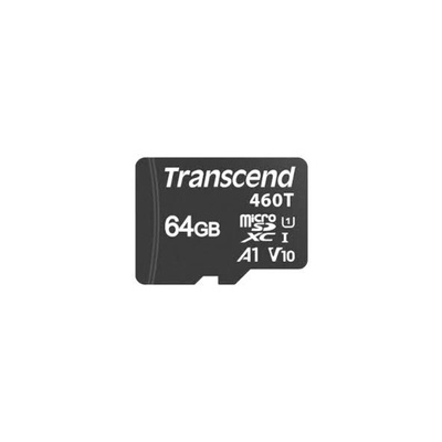 Transcend 64 GB Industrial MicroSD Micro SD Card, V30