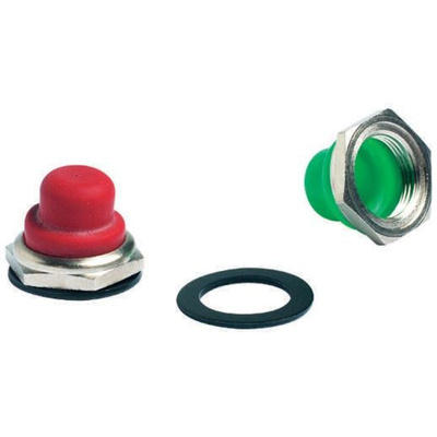 Push Button Boot, for use with 1200, 4700, 4800 Series Push Button Switch,Green