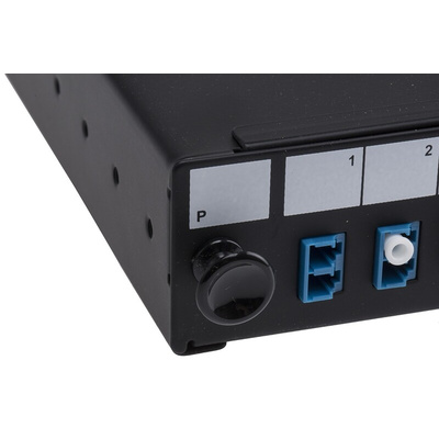 RS PRO Duplex Fibre Optic Patch Panel With 12 Ports Populated, 1U