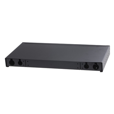 RS PRO Simplex Fibre Optic Patch Panel With 12 Ports Populated, 1U